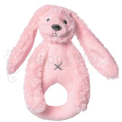 Happy Horse sonajero Conejo Richie rosa - juguete de peluche para bebé