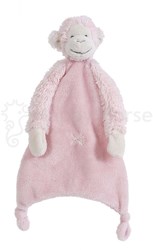 Happy Horse manta de apego mono Mickey rosa - 28 cm regalo bebé