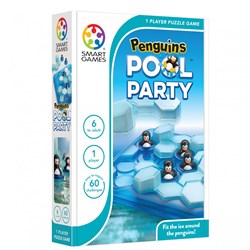 Smart Games juego de rompecabezas Penguins Pool Party - 60 desafíos - juguete educativo
