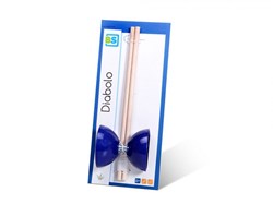 BS Toys Diabolo - Juguete Malabares Exterior Niños - Azul - Circo