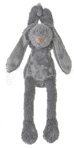 Happy Horse peluche musical conejo Richie gris oscuro - regalo bebé peluche