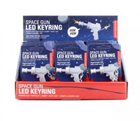 Kikkerland llavero Space Gun con luz LED - gadget de juguete