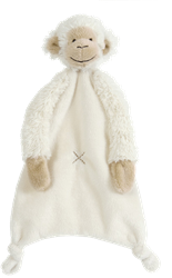 Happy Horse mantita de peluche mono Mickey - blanco - 28 cm - regalo bebé