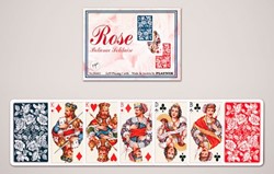 Naipes Piatnik Rose Patience - Baraja doble