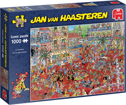 Puzzel 1000 st. JvH La Tomatina