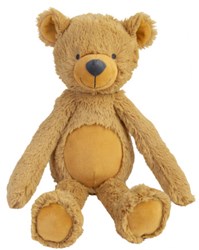 Happy Horse oso de peluche Bradley 40cm - Amarillo ocre - Peluche suave