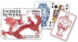 Naipes de cerámica china Piatnik - Baraja doble