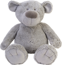 Happy Horse oso de peluche Brice gris 40 cm - peluche suave