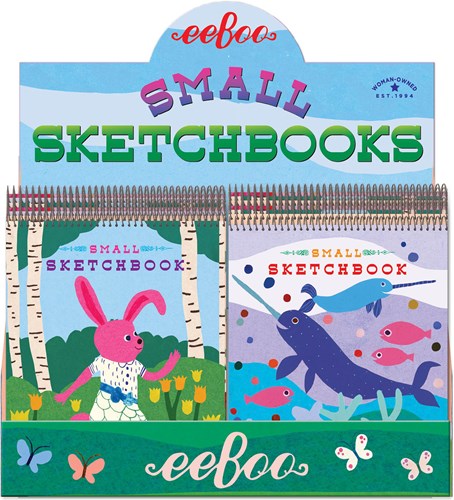 eeBoo Surtido Cuadernos de Dibujo Pequeños - Animales (24 piezas)