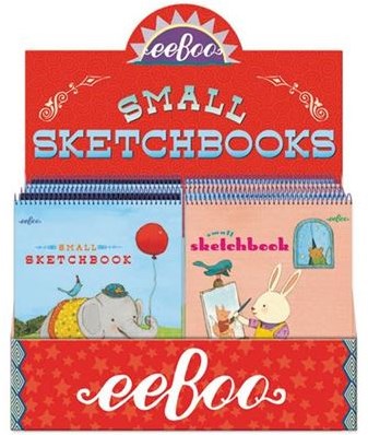 Surtido de cuadernos de bocetos pequeños eeBoo (24 piezas)