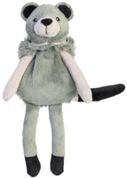 Happy Horse peluche mapache Raccoon Rudy con sonajero - 28 cm - juguete de peluche