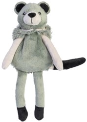 Happy Horse peluche mapache Raccoon Rudy con sonajero - 28 cm - juguete de peluche
