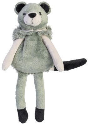 Happy Horse peluche mapache Raccoon Rudy con sonajero - 28 cm - juguete de peluche