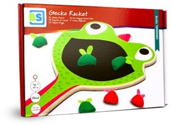 BS Toys Raqueta Gecko - Juego de atrapar y lanzar para niños