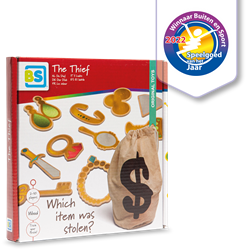 BS Toys juego infantil El Ladrón - Juego de memoria para niños - Juguete educativo