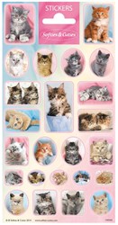 Planet Happy Hoja de pegatinas gatitos pegatinas gatos papel