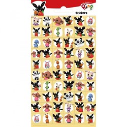 Totum hoja de pegatinas Bing - 60 stickers - decoración infantil