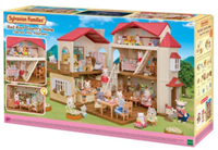 Casa de muñecas grande de Sylvanian Families con sala de juegos secreta