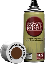 The Army Painter imprimación color marrón - Spray Leather Brown para miniaturas