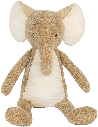 Happy Horse peluche elefante Elin 26cm - marrón - suave peluche para bebés