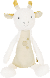 Happy Horse peluche jirafa Gary 28cm - blanco - juguete de peluche sostenible