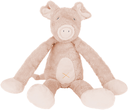 Happy Horse peluche cerdito Pinky 40cm - juguete de peluche rosa