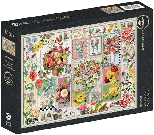 Grafika puzzle Bouquets - 1000 piezas flores-2