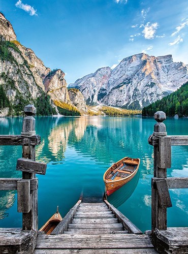 Clementoni puzzle Braies Lake - 500 piezas - paisaje - adultos