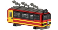 Brixies tren suizo Jungfrau - set de construcción nano - 384 piezas
