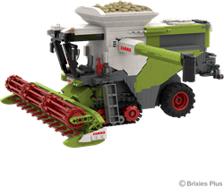 Brixies set de construcción CLAAS LEXION 8900 TERRA TRAC con remolque - 1498 piezas