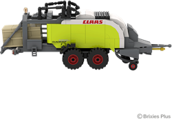Brixies set de construcción Claas QUADRANT 5300 FC - 451 piezas tractor juguete