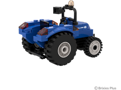 Brixies set de construcción tractor New Holland T3 FLP - 89 bloques juguete