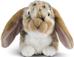 Living Nature peluche conejo holandés orejas caídas marrón 30 cm