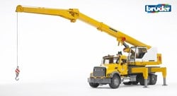 BRUDER MACK Granite Liebherr crane truck vehículo de juguete