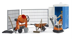 Bruder bworld set de construcción - accesorios para juguetes de obra