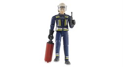 Bruder figura bombero 10,7cm con accesorios bomberos
