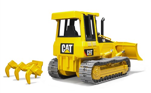 Bruder bulldozer Caterpillar juguete - vehículo de construcción escala 1:16-2