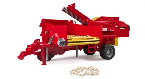 Bruder remolque tractor juguete Grimme SE75-30 cosechadora patatas granja-2