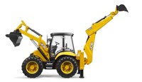 Bruder JCB 5CX eco tractor con cargador trasero - juguete excavadora-2