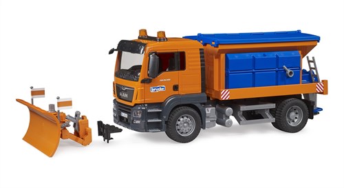 Bruder MAN TGS camión de juguete servicio de invierno con quitanieves-2