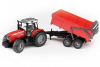 Bruder tractor Massey Ferguson 7480 vehículo de juguete con pala basculante