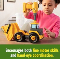 Britains camión volquete de juguete de construcción amarillo - camión para montar-3