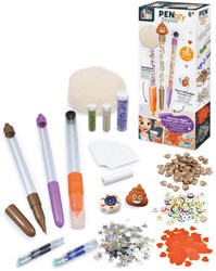 Buki bolígrafo DIY set creativo tinta borrable - Tema Poop