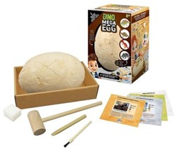 Buki juguete dinosaurio mega huevo - 20 cm set excavación dino