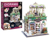 Buki kit de construcción diorama tienda de flores de madera con luz LED