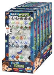 Buki canicas - caja de canicas modelo pequeño con 56 canicas de vidrio