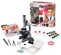 Buki set de microscopio de juguete con 30 experimentos y accesorios