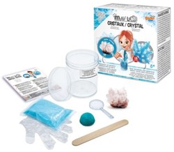 Buki set experimento cristales mini lab azul juguete