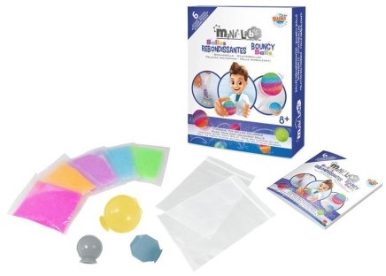Buki pelotas saltarinas mini lab set de experimentos para niños