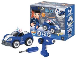 Buki coche de policía - Coche RC de juguete con mando a distancia y luces